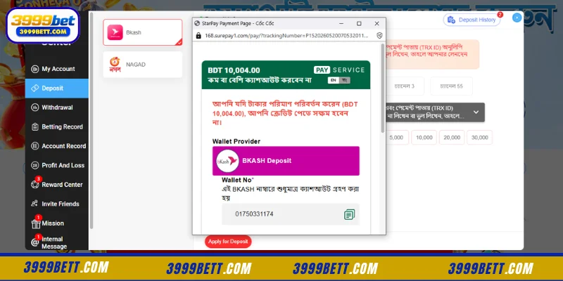 Frequent Hurdles Faced During Your 3999Bet Deposit