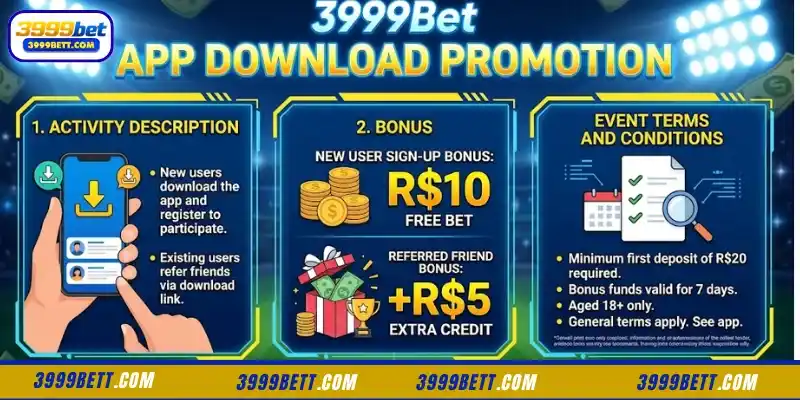 Information about the 3999Bet app download promotion