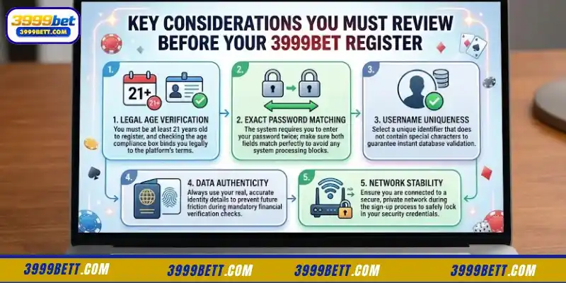 Key Considerations You Must Review Before Your 3999Bet Register