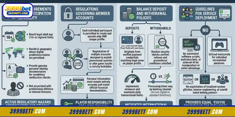 Key Terms and Conditions Governing the 3999Bet System
